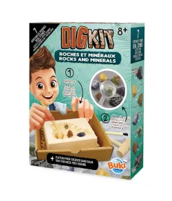 Dig kit, Buki, Rocks and Minerals