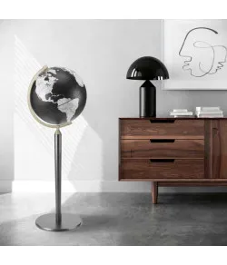 Vasco da Gama All Black Zoffoli floorstanding globe