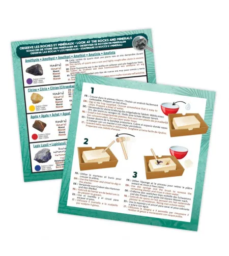 Комплект для раскопок, Buki, Камни и минералы