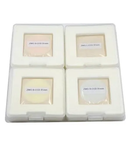 ZWO Filters LRGB фильтр 36 мм в разобранном виде