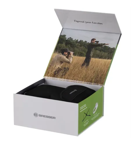 BRESSER 16x42 STABILIZER OIS žiūronai su vaizdo stabilizatoriumi