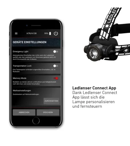 LED LENSER Priekšējais lukturis H7R Signature