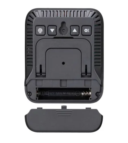 BRESSER klimata monitora termometrs/higrometrs DCF trīsdaļīgs komplekts, melns