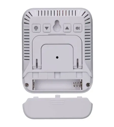 BRESSER klimata monitora termometrs/higrometrs DCF trīsdaļīgs balts