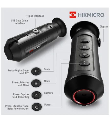 Thermal imaging monocle HIKMICRO A LYNX PRO LH15 15MM 8X 384X288 WI-FI