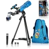 BRESSER JUNIOR Refracting Telescope 70/400 with Backpack blue