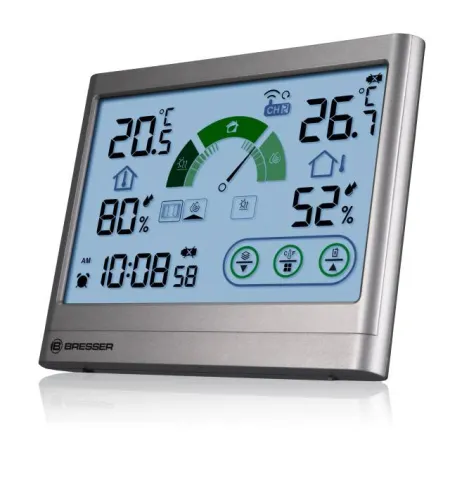 Termohigrometrs ar ventilācijas ieteikumu BRESSER VentAir H