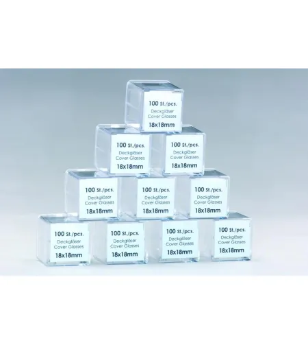 Стекла покровные Windaus, VPE 100 шт., 18x18 мм