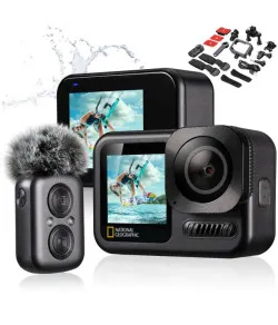 NATIONAL GEOGRAPHIC 5K Ultra-HD 60fps WIFI Action Cam Explorer 7