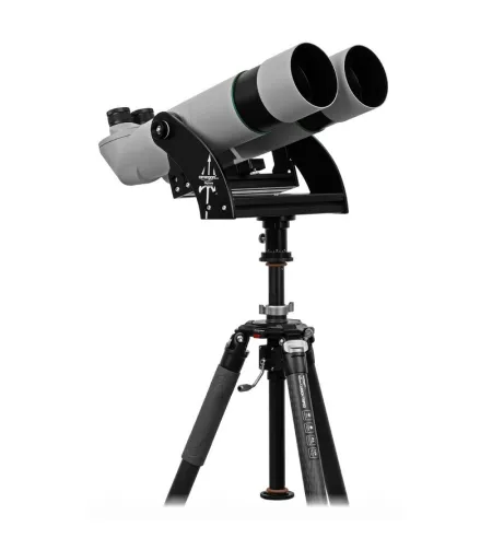 Omegon Brightsky 30x100 90&deg; binoculars including Neptune fork mount with centre column and