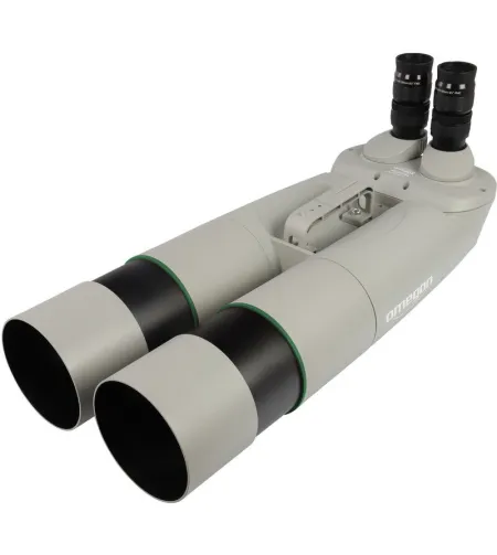 Omegon Brightsky 30x100 90&deg; binoculars including Neptune fork mount with centre column and