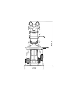Binokulinis mikroskopas Motic BA310 MET-T, (3 x 2)