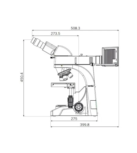 Binokulinis mikroskopas Motic BA310 MET-T, (3 x 2)