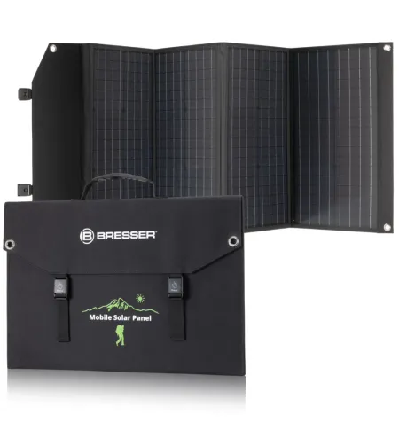 BRESSER Mobile Solar Charger 120 Watt with USB and DC output