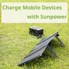 BRESSER Mobile Solar Charger 120 Watt with USB and DC output