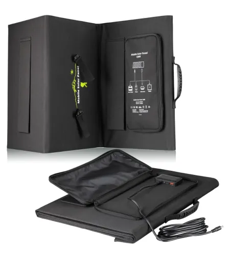 BRESSER Mobile Solar Charger 120 Watt with USB and DC output