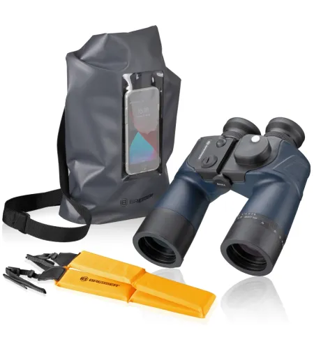 BRESSER 7x50 BinoSail purjetamisbinoklid koos kompassiga