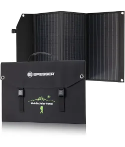 BRESSER Mobile Solar Charger 90 Watt with USB and DC output