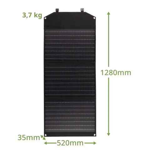 BRESSER Mobile Solar Charger 90 Watt with USB and DC output