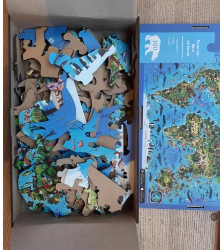 Pasaulio flora ir fauna. Interaktyvi medinė dėlionė (LV)