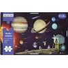 Solar System. Interactive Wooden Puzzle Latvian