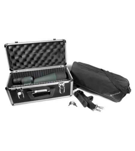 Barska 12-60x78 WP, Benchmark, Straight, w/ Handheld Tripod, Table Top Tripod, Soft Carryi