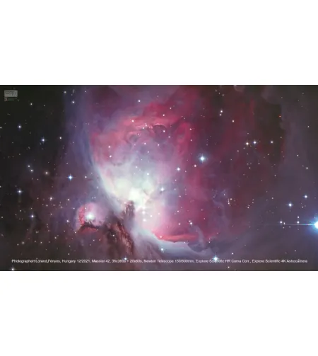 EXPLORE SCIENTIFIC 4K Planetary & Deep Sky Astro kamera  & Guider 8,3 MP
