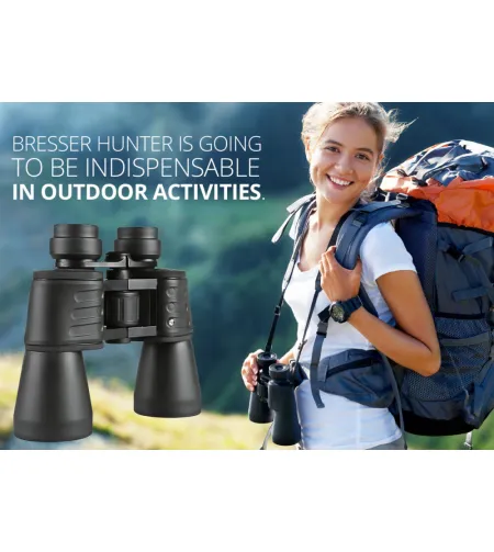 Bresser Hunter 10x50 Compact Porro Prism Waterproof Binoculars