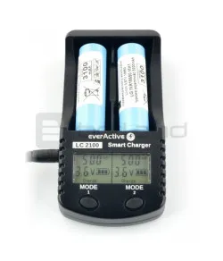 everActive LC-2100 divvietīgs Li-Ion lādētājs