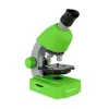 Mikroskops, Bresser Juniors 40x-640x, Zaļš ar eksperimenta komplektu, ar telefona adapteri