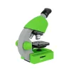 Mikroskops, Bresser Juniors 40x-640x, Zaļš ar eksperimenta komplektu, ar telefona adapteri