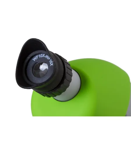 Mikroskops, Bresser Juniors 40x-640x, Zaļš ar eksperimenta komplektu, ar telefona adapteri