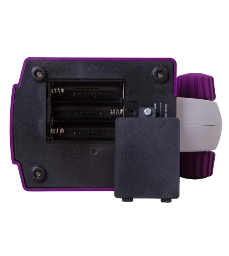 Mikroskoop Bresser Junior 40-640x, Violetne katsekomplekti, telefoniadapteriga