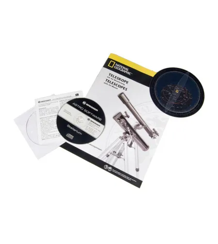 Teleskops National Geographic 76/700 >262x ar mēness filtru