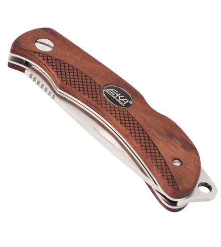 EKA Swede 8 Einhandmesser – Klappmesser – Taschenmesser Jagdmesser Bubinga Holz