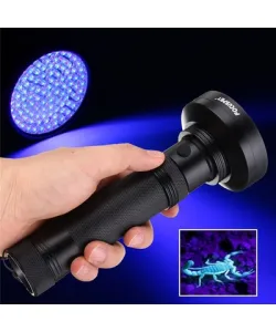 Blacklight Flashlight UV 100 LED