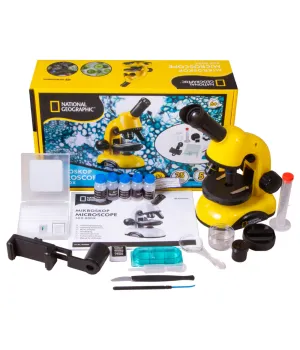 Microscope Set for Student National Geographic Biolux 40x-800x