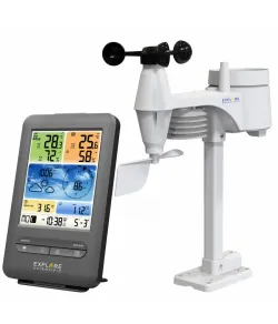 Colour Weather Center EXPLORE SCIENTIFIC Professional WIFI 5-in-1 V