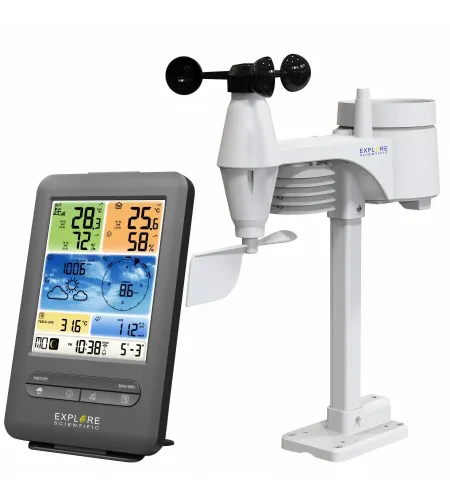 Orų centras su spalvotu ekranu EXPLORE SCIENTIFIC Professional WIFI 5-in-1 V
