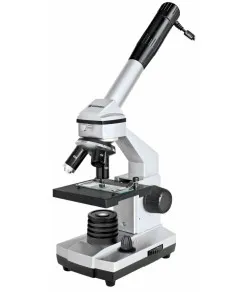 Microscope BRESSER JUNIOR 40X-1024X with eyepiece camera and expermental kit