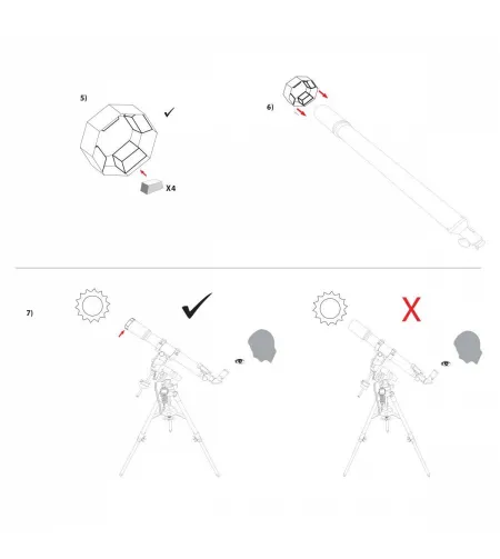 Telescope Solar filter EXPLORE SCIENTIFIC Sun Catcher 150-160mm