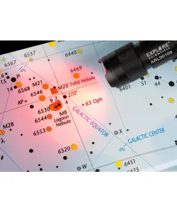 Flashlight, red light, ASTRO R-LITE Explore Scientific
