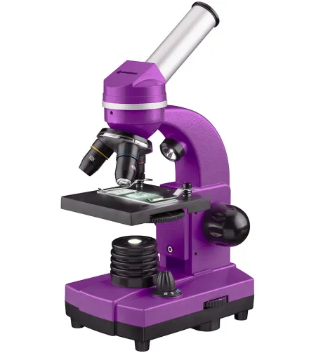 Microscope Bresser Junior Biolux SEL 40–1600x, purple