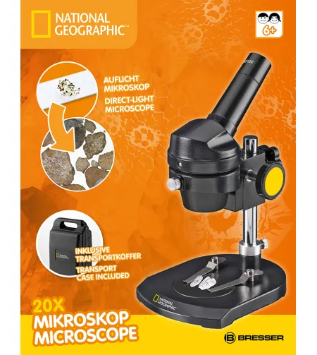 Microscope Bresser National Geographic 20x, monocular