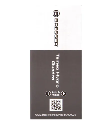 Meteoroloģiskā stacija Bresser Temeo Hygro Quadro, balta