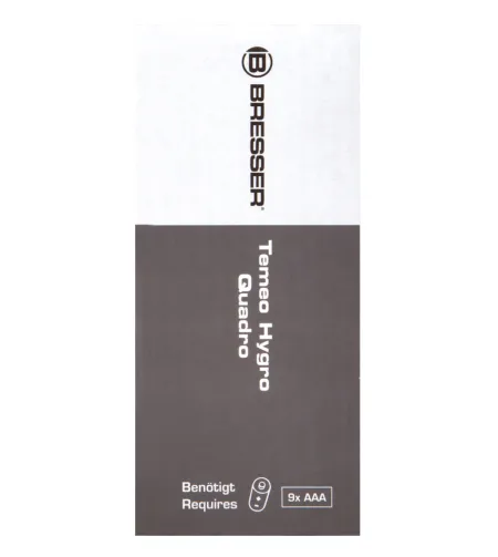 Meteoroloģiskā stacija Bresser Temeo Hygro Quadro, balta