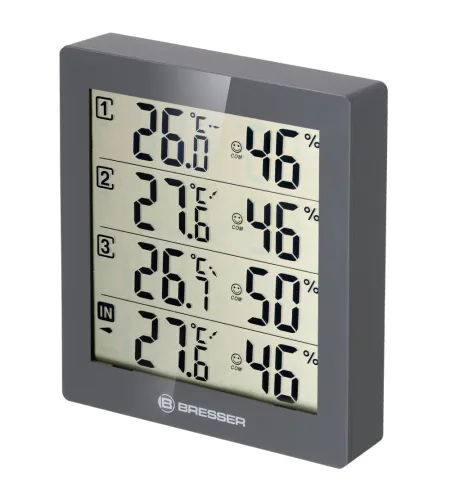 BRESSER Temeo Hygro Quadro pelēks