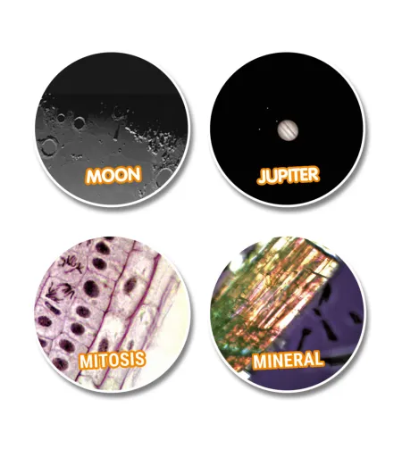 Teleskopo ir mikroskopo rinkinys NATIONAL GEORAPHIC