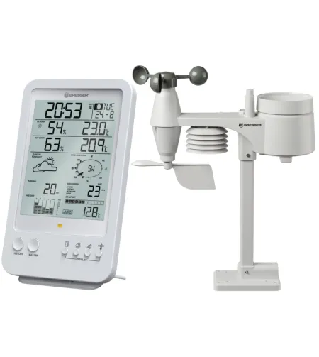 Laika / Meteo centrs 5-in-1 white, BRESSER