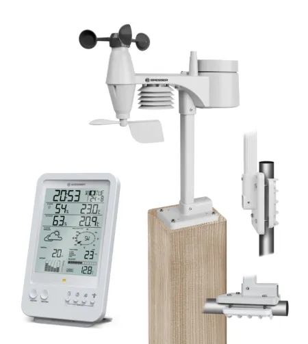 Laika / Meteo centrs 5-in-1 white, BRESSER